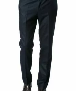 HILTL Hose Piacenza 42053/34600/41 Regular Fit, Flanell, Marineblau