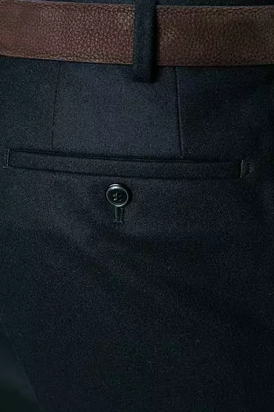 HILTL Hose Piacenza 42053/34600/41 Regular Fit, Flanell, Marineblau 5 HILTL Hose Piacenza 42053/34600/41 Regular Fit, Flanell, Marineblau – Bild 3