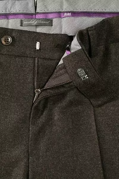 HILTL Hose Piacenza 42053/34600/30 Regular Fit, Flanell, Kaffeebraun meliert, Kaffeebraun 4 HILTL Hose Piacenza 42053/34600/30 Regular Fit, Flanell, Kaffeebraun meliert, Kaffeebraun – Bild 2