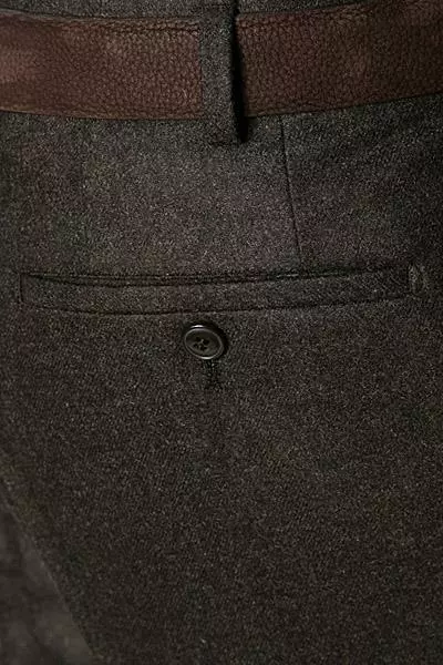 HILTL Hose Piacenza 42053/34600/30 Regular Fit, Flanell, Kaffeebraun meliert, Kaffeebraun 5 HILTL Hose Piacenza 42053/34600/30 Regular Fit, Flanell, Kaffeebraun meliert, Kaffeebraun – Bild 3