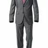 Pierre Cardin Anzug 52250+72002/850/56061/2400 Regular Fit, Schurwolle, Grau meliert, Grau -Anzüge & Westen Geschäft 192687 norm