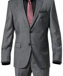 Pierre Cardin Anzug 52250+72002/850/56061/2400 Regular Fit, Schurwolle, Grau meliert, Grau -Anzüge & Westen Geschäft 192687 norm2