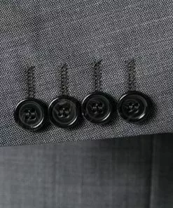 Pierre Cardin Anzug 52250+72002/850/56061/2400 Regular Fit, Schurwolle, Grau meliert, Grau -Anzüge & Westen Geschäft 192687 norm4