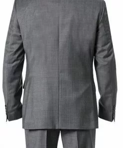 Pierre Cardin Anzug 52250+72002/850/56061/2400 Regular Fit, Schurwolle, Grau meliert, Grau -Anzüge & Westen Geschäft 192687 norm6
