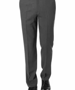 HILTL Hose Piacenza E. Super 120's 42077/34600/12 Contemporary Fit, Schurwolle Super120, Grau meliert, Grau