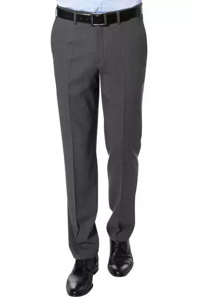 HILTL Hose Piacenza E. Super 120's 42077/34600/12 Contemporary Fit, Schurwolle Super120, Grau meliert, Grau 3 HILTL Hose Piacenza E. Super 120's 42077/34600/12 Contemporary Fit, Schurwolle Super120, Grau meliert, Grau