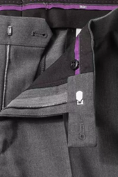 HILTL Hose Piacenza E. Super 120's 42077/34600/12 Contemporary Fit, Schurwolle Super120, Grau meliert, Grau 5 HILTL Hose Piacenza E. Super 120's 42077/34600/12 Contemporary Fit, Schurwolle Super120, Grau meliert, Grau – Bild 3