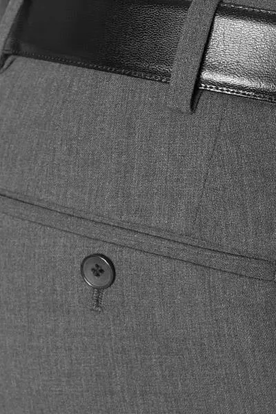 HILTL Hose Piacenza E. Super 120's 42077/34600/12 Contemporary Fit, Schurwolle Super120, Grau meliert, Grau 6 HILTL Hose Piacenza E. Super 120's 42077/34600/12 Contemporary Fit, Schurwolle Super120, Grau meliert, Grau – Bild 4