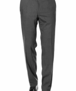 Eurex by Brax Hose 8550/317/05 Hose Jan, Perfect Cut, Schurwolle waschbar, Steingrau