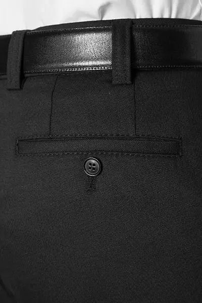 Eurex by Brax Hose 8550/317/02 Hose Jan, Perfect Cut, Schurwolle waschbar, Schwarz 6 Eurex by Brax Hose 8550/317/02 Hose Jan, Perfect Cut, Schurwolle waschbar, Schwarz – Bild 4