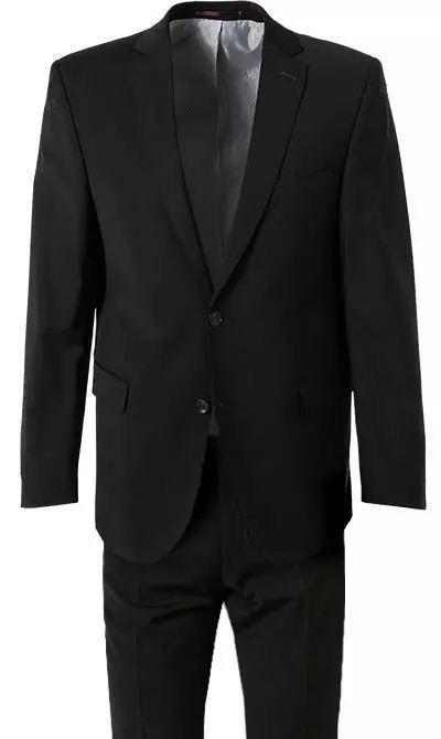 Carl Gross Anzug 30/015S0/324932+338303/90 Modern Fit, Schurwoll-Stretch, Schwarz 5 Carl Gross Anzug 30/015S0/324932+338303/90 Modern Fit, Schurwoll-Stretch, Schwarz – Bild 3