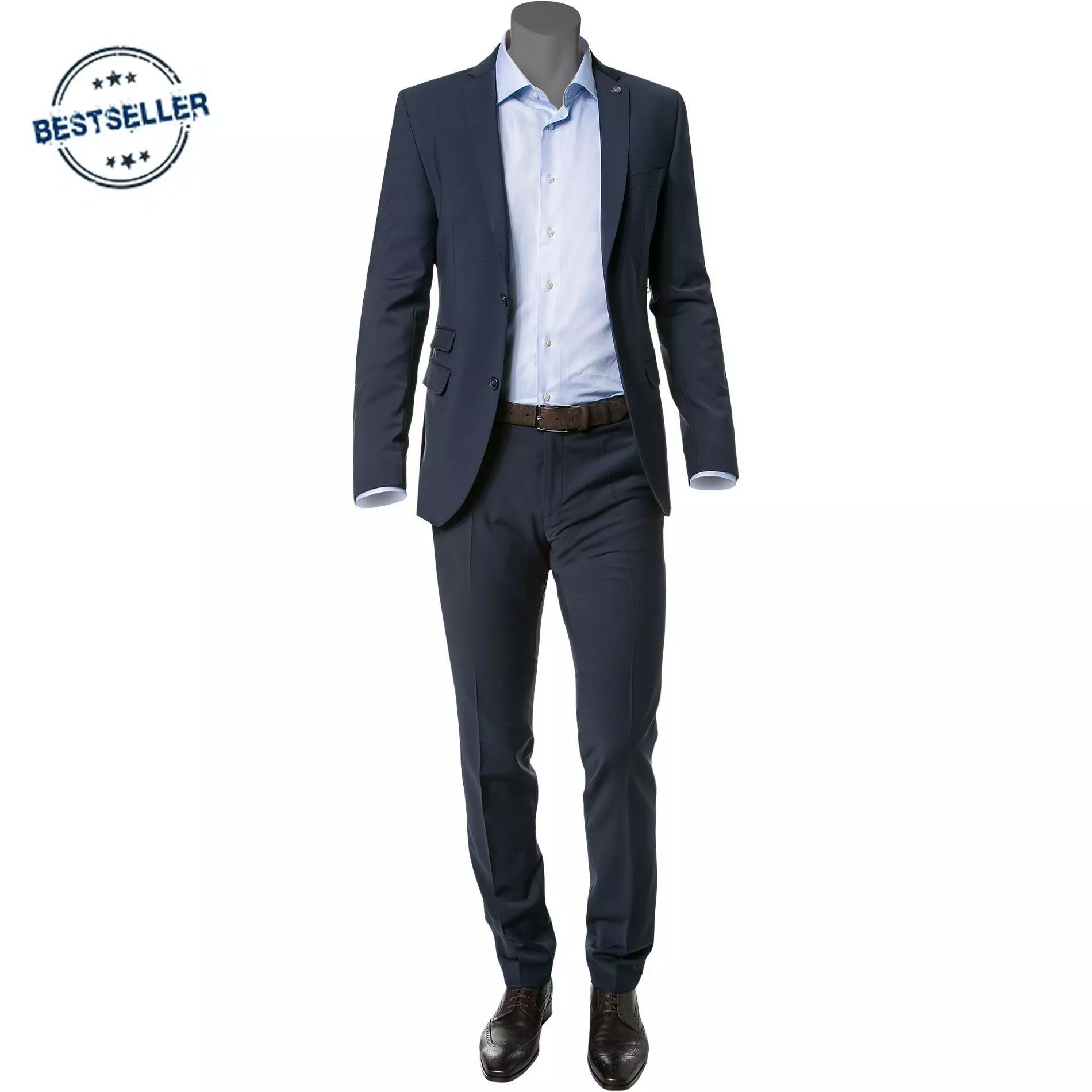CG Anzug Cliff-Cedric 30-031S0/423622+433063/62 Slim Fit, Schurwoll-Stretch, Marine 3 CG Anzug Cliff-Cedric 30-031S0/423622+433063/62 Slim Fit, Schurwoll-Stretch, Marine