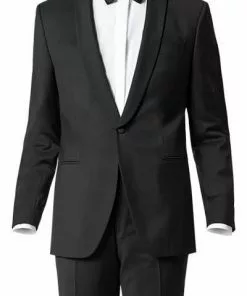 Pierre Cardin Smoking 51068+72740/000/66801/2000 Slim Fit, Schurwolle Super120, Schwarz -Anzüge & Westen Geschäft 201384 norm2