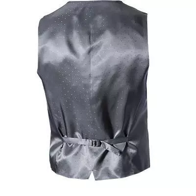 Tommy Hilfiger Tailored Weste TT67866532/019 Schurwolle, Grau meliert, Anthrazit 4 Tommy Hilfiger Tailored Weste TT67866532/019 Schurwolle, Grau meliert, Anthrazit – Bild 2