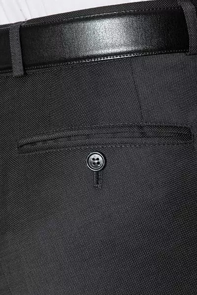 Carl Gross Hose Sascha 40/017S1/332023/83 Modern Fit, Schurwolle Super120, Anthrazit meliert, Anthrazit 5 Carl Gross Hose Sascha 40/017S1/332023/83 Modern Fit, Schurwolle Super120, Anthrazit meliert, Anthrazit – Bild 3