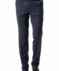 Carl Gross Hose Sascha 40/017S1/332023/63 Modern Fit, Schurwolle Super120, Dunkelblau meliert, Marine