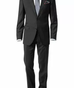 Carl Gross Anzug 40/017S1/323012+332023/83 Modern Fit, Schurwolle Super120, Anthrazit meliert, Anthrazit