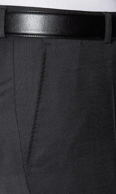 Carl Gross Anzug 40/017S1/323012+332023/83 Modern Fit, Schurwolle Super120, Anthrazit meliert, Anthrazit 9 Carl Gross Anzug 40/017S1/323012+332023/83 Modern Fit, Schurwolle Super120, Anthrazit meliert, Anthrazit – Bild 7