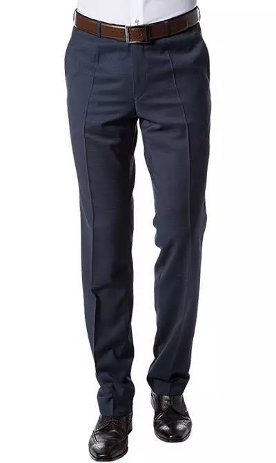 Carl Gross Anzug 40/017S1/323012+332023/63 Modern Fit, Schurwolle Super120, Dunkelblau meliert, Marine 8 Carl Gross Anzug 40/017S1/323012+332023/63 Modern Fit, Schurwolle Super120, Dunkelblau meliert, Marine – Bild 6