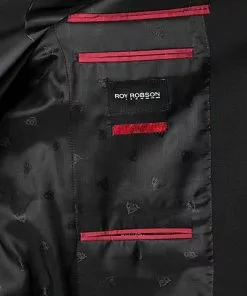 ROY ROBSON Anzug 5042/2002+0240/001 Slim Fit, Schurwolle, Schwarz -Anzüge & Westen Geschäft 206457 norm4