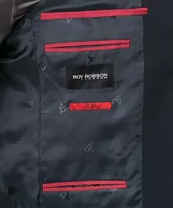 ROY ROBSON Anzug 5042/2002+0240/019 Slim Fit, Schurwolle, Dunkelblau, Marine -Anzüge & Westen Geschäft 206458 norm4