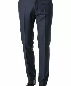 ROY ROBSON Hose 5067/0240/018 Slim Fit, Schurwolle Super110 Lanificio F.lli Cerruti, Dunkelblau meliert, Dunkelblau