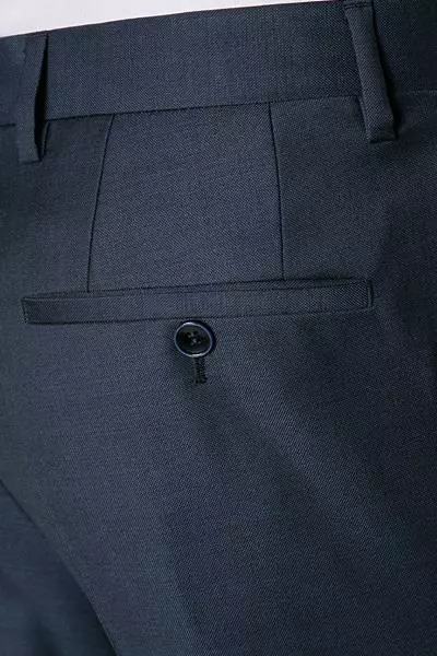 ROY ROBSON Hose 5067/0240/018 Slim Fit, Schurwolle Super110 Lanificio F.lli Cerruti, Dunkelblau meliert, Dunkelblau 5 ROY ROBSON Hose 5067/0240/018 Slim Fit, Schurwolle Super110 Lanificio F.lli Cerruti, Dunkelblau meliert, Dunkelblau – Bild 3