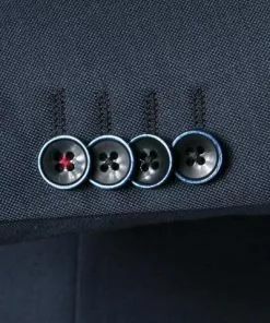 ROY ROBSON Anzug 5067/2042+0240/018 Slim Fit, Schurwolle Super110, Dunkelblau meliert, Dunkelblau -Anzüge & Westen Geschäft 206471 norm3