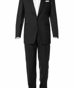 Wilvorst Smoking 401201/01/1550/0+530 Classic Line, Schurwolle Super100, Schwarz