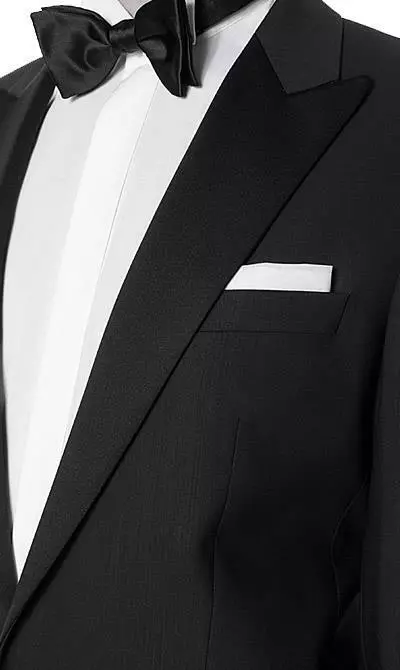 Wilvorst Smoking 401201/01/1550/0+530 Classic Line, Schurwolle Super100, Schwarz 5 Wilvorst Smoking 401201/01/1550/0+530 Classic Line, Schurwolle Super100, Schwarz – Bild 3