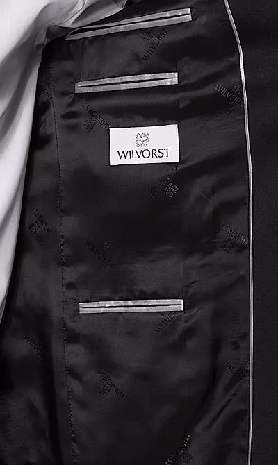 Wilvorst Smoking 401201/01/1550/0+530 Classic Line, Schurwolle Super100, Schwarz 7 Wilvorst Smoking 401201/01/1550/0+530 Classic Line, Schurwolle Super100, Schwarz – Bild 5