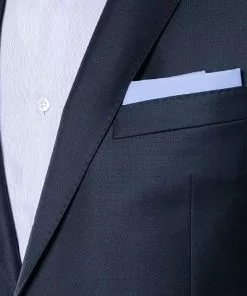 Carl Gross Anzug 40/016N0/323012+332023/63 Modern Fit, Schurwolle, Marine meliert, Marine -Anzüge & Westen Geschäft 212445 norm3