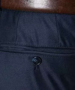 Carl Gross Anzug 40/016N0/323012+332023/63 Modern Fit, Schurwolle, Marine meliert, Marine -Anzüge & Westen Geschäft 212445 norm7