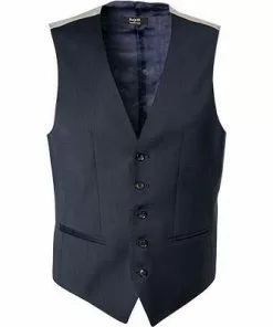 bugatti Weste Smart Fit 99801/780200/390 Merinowolle, Marineblau, Marine