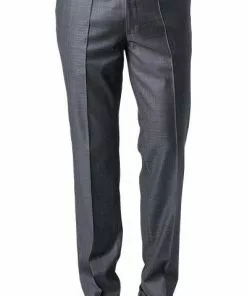 EDUARD DRESSLER Anzug 00510/6B51+3B25/26 Schurwolle Super140, Mittelgrau meliert, Anthrazit -Anzüge & Westen Geschäft 216238 norm6