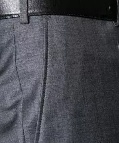 EDUARD DRESSLER Anzug 00510/6B51+3B25/26 Schurwolle Super140, Mittelgrau meliert, Anthrazit -Anzüge & Westen Geschäft 216238 norm7