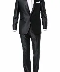 Wilvorst Smoking 433100/10/18651/722/2 Super Slim Line, Wolle, Schwarz