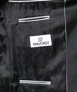 Wilvorst Smoking 433100/10/18651/722/2 Super Slim Line, Wolle, Schwarz -Anzüge & Westen Geschäft 217465 norm5