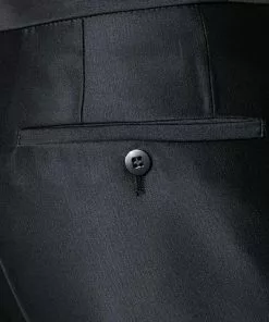 Wilvorst Smoking 433100/10/18651/722/2 Super Slim Line, Wolle, Schwarz -Anzüge & Westen Geschäft 217465 norm9