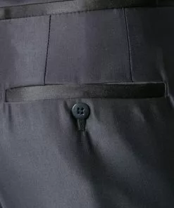 Wilvorst Smoking 433100/32/18501/631/2 Super Slim Line, Wolle, Nachtblau -Anzüge & Westen Geschäft 217467 norm9