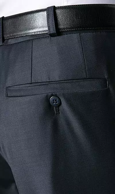 Wilvorst Anzug nachtblau 441200/32/17852/2 + 177 Slim Line, Optional mit Weste, Woll-Stretch 10 Wilvorst Anzug nachtblau 441200/32/17852/2 + 177 Slim Line, Optional mit Weste, Woll-Stretch – Bild 8