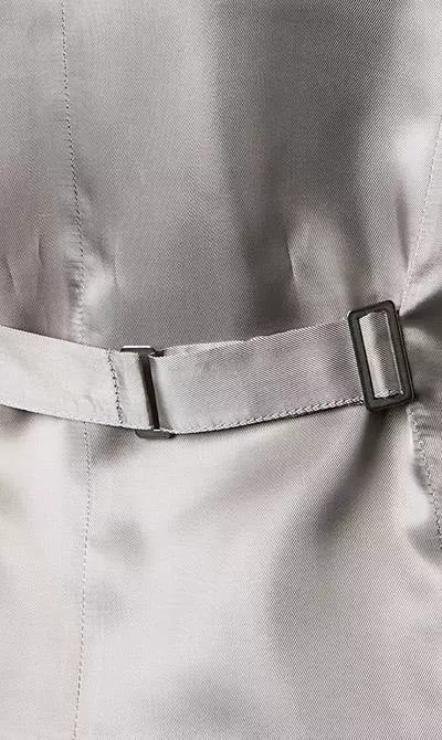 Wilvorst Weste 408235/21/20 Wolle-Seide, Silbergrau 5 Wilvorst Weste 408235/21/20 Wolle-Seide, Silbergrau – Bild 3