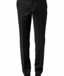 HILTL Hose Piacenza 44056/34600/01 Contemporary Fit, Schurwolle, Schwarz