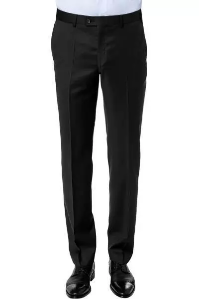 HILTL Hose Piacenza 44056/34600/01 Contemporary Fit, Schurwolle, Schwarz 3 HILTL Hose Piacenza 44056/34600/01 Contemporary Fit, Schurwolle, Schwarz