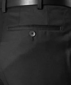 HILTL Hose Piacenza 44056/34600/01 Contemporary Fit, Schurwolle, Schwarz 9 HILTL Hose Piacenza 44056/34600/01 Contemporary Fit, Schurwolle, Schwarz -Anzüge & Westen Geschäft 219281 norm4