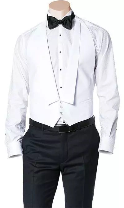 Botthof Frackweste 83-04-102/10 Baumwolle, Weiß 3 Botthof Frackweste 83-04-102/10 Baumwolle, Weiß