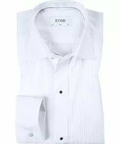 ETON Slim fit Kent 6315/70510/00 Hemd, Popeline, Weiß