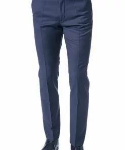 ROY ROBSON Hose 5066/0240/019 Slim Fit, Schurwolle, Marine-royal meliert, Dunkelblau