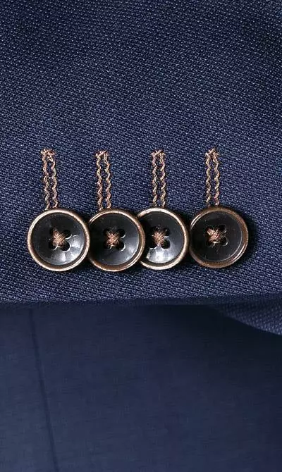 ROY ROBSON Anzug 5066/2022+0240/019 Slim Fit, Schurwolle Super100, Marine-royal meliert, Dunkelblau 5 ROY ROBSON Anzug 5066/2022+0240/019 Slim Fit, Schurwolle Super100, Marine-royal meliert, Dunkelblau – Bild 3