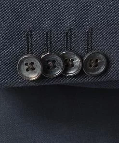 Windsor Anzug 13009345+13009348/420 Anzug Sera-Sole, Shaped Fit, Schurwolle, Nachtblau meliert, Marine -Anzüge & Westen Geschäft 227908 norm4